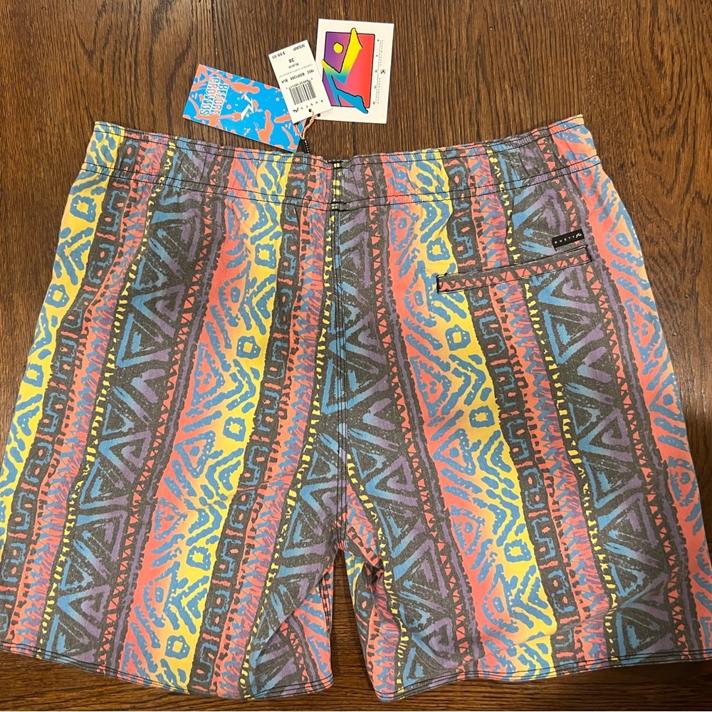 Rusty Flashback 2 Boardshort with Elastic Waistband. - Picture 2 of 3
